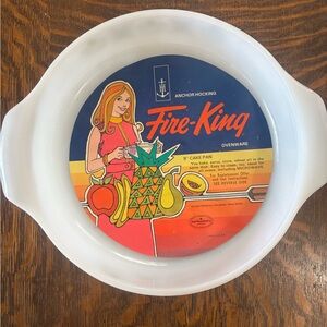 Anchor Hocking Fire-King White Bakeware